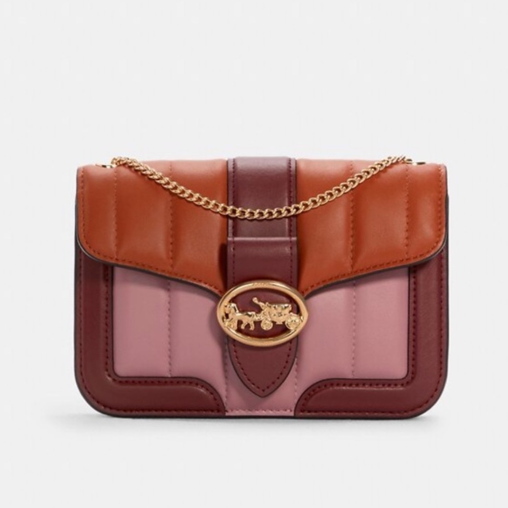 COACH Bag Georgie Crossbody Colorblock Leather bag.
